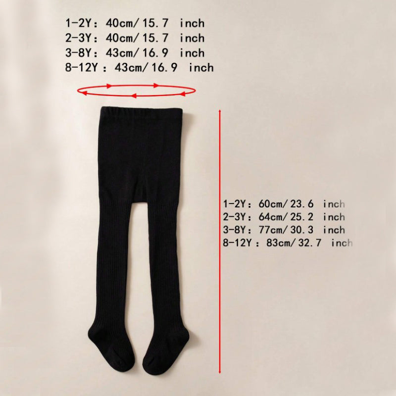 Cotton Knitted Baby Girl Tights